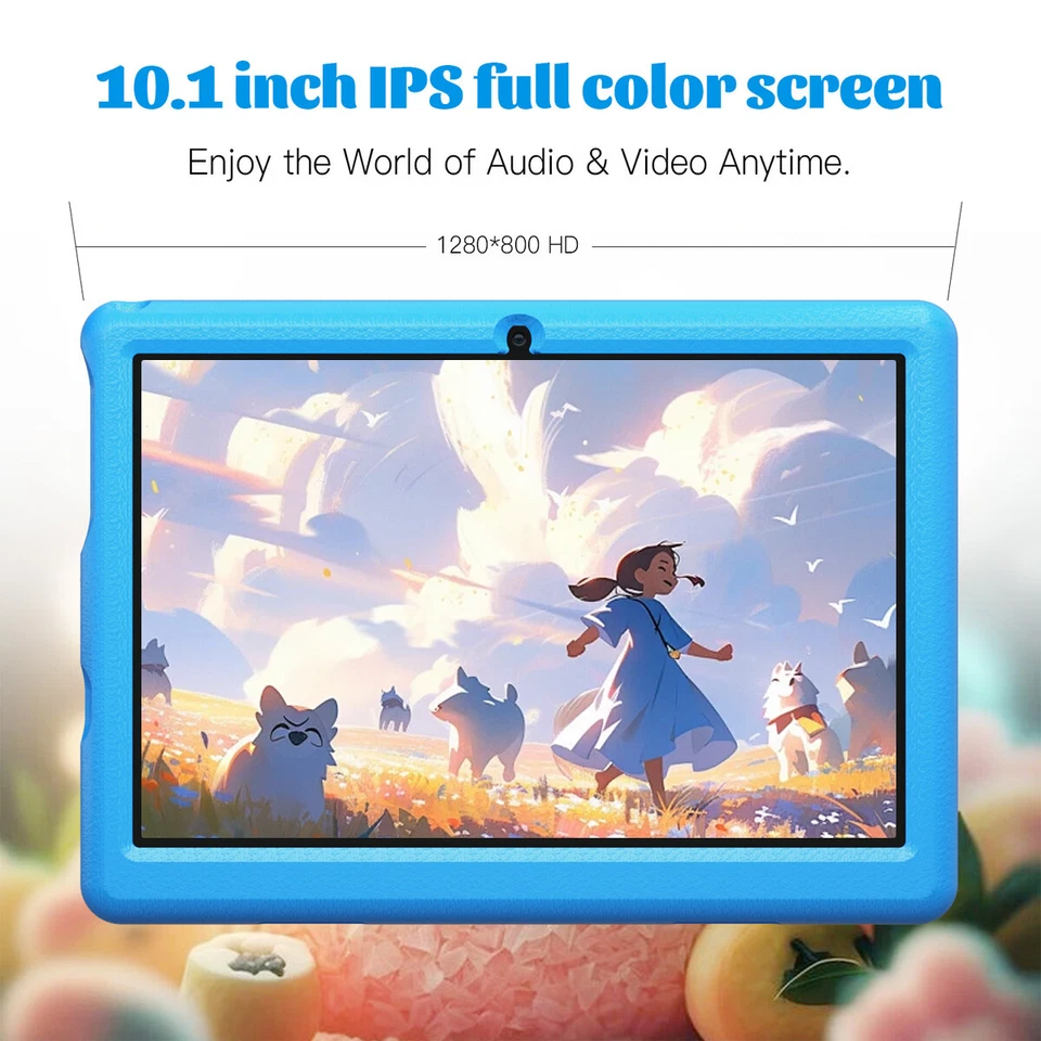 Tablet Kids 10 inch Android 12 5000mAh 2GB+32GB  Quad Core Bluetooth WIFI Blue - Image 3 of 4