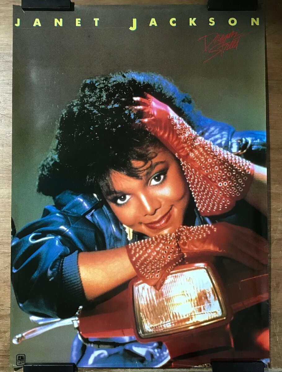 Janet Jackson Vintage Poster 美品 Amazon.com: Muzuputs Janet Jackson Poster 12 X 8 Inches Vintage