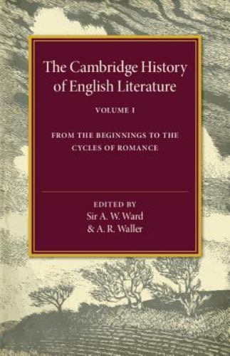 The Cambridge History of English Literature Ward Waller Paperback 9781316602195