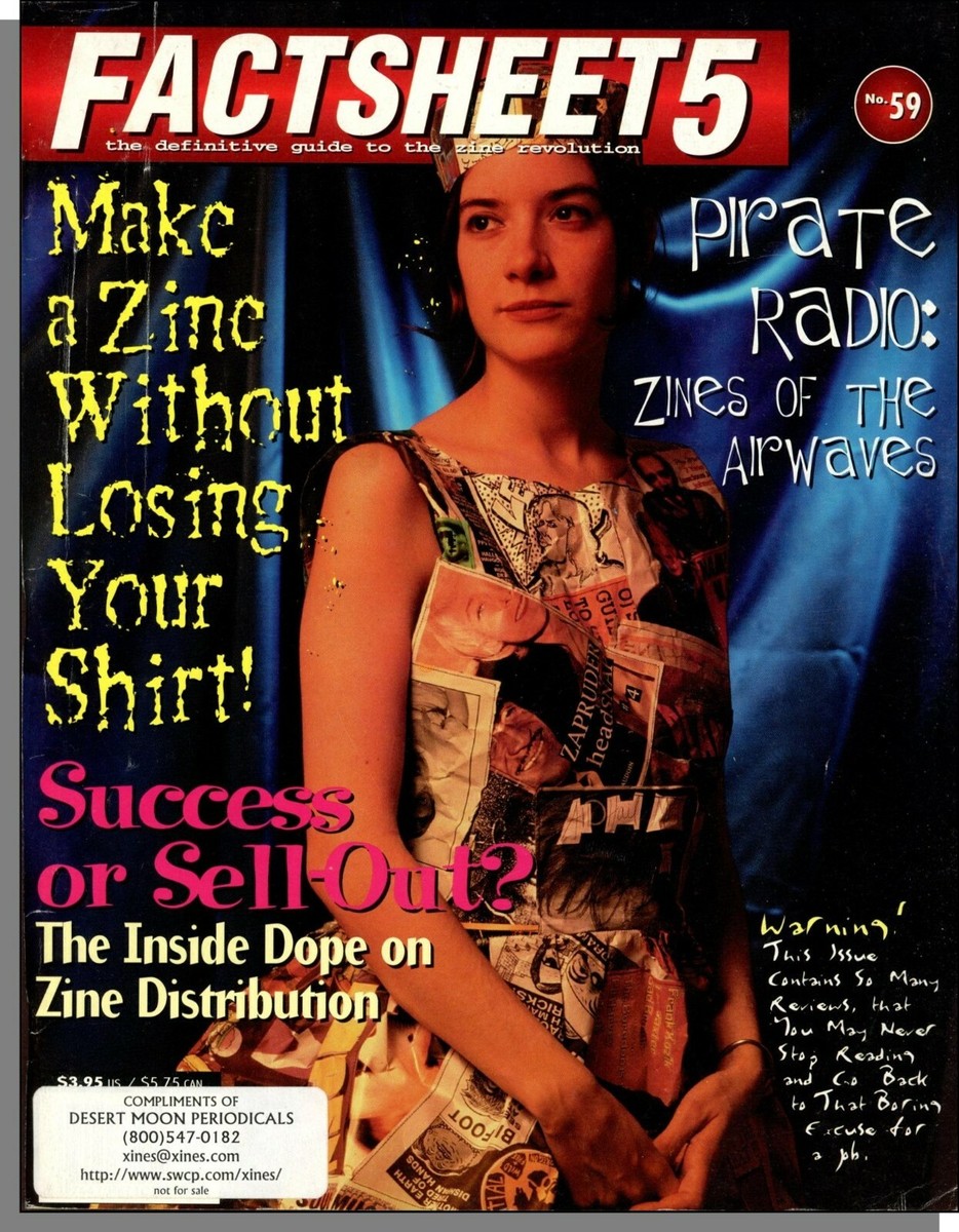 アート・デザイン・音楽 THE FACTSHEET FIVE ZINE READER Factsheet Five – Rumorbooks