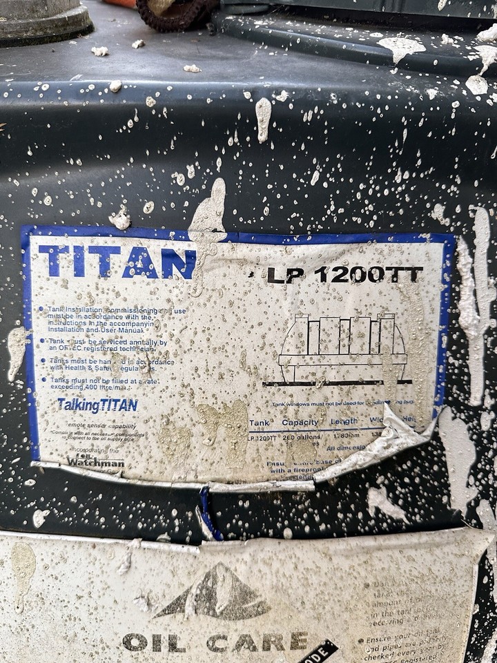 1200l TITAN Heating Oil Tank / storage tank / Deisel Tank eBay