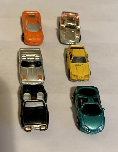 Micro Machines Galoob Sports Car Lot 6 Bugatti Mustang Ferrari Corvette Vintage - Picture 6 of 8