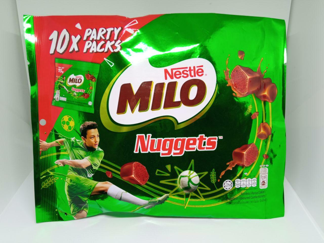 Nestle Milo Nuggets Fun Party Packs 15g X 10 Packs