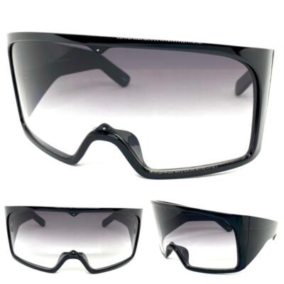 OVERSIZED Futuristic Wrap Around Shield Party Raver  display picture 3