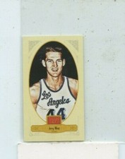 JERRY WEST 2012 Panini Golden Age Mini Broadleaf Brown Ink Basketball Card #142