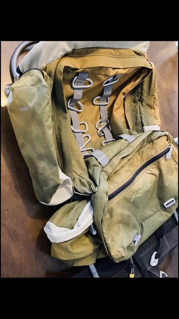 jansport scout external frame backpack