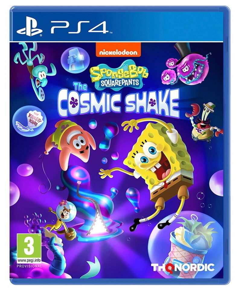 SpongeBob SquarePants: The Cosmic Shake (Sony PlayStation PS4, 2023)