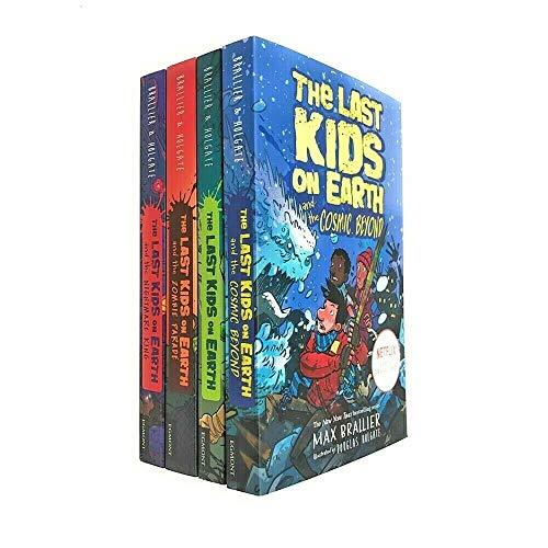 The Last Kids on Earth Collection 4 Books Set By Max Brallier Netflix Original,