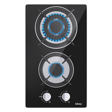 31cm Placa de gas con 2 quemadores de gas Cocina empotrable gas natural/propano 
