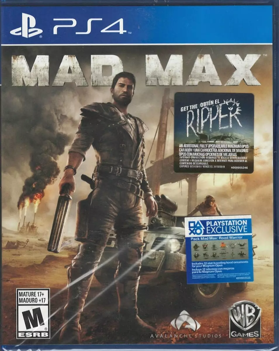 Mad Max PS4 (Brand New Factory Sealed US Version) PlayStation 4, PlayStation 4 883929360093 eBay