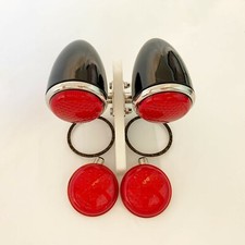 Replacement Led Lens Units For 1937 Ford Tail Lights - With Gaskets -1 Pair.