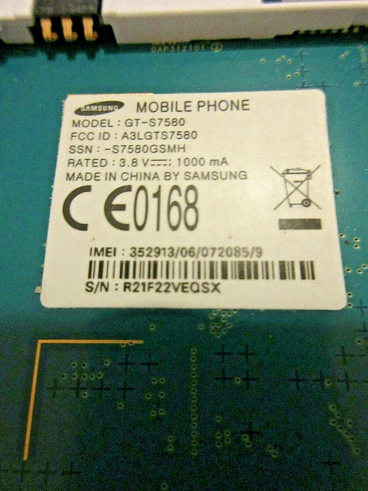 Telefono Cellulare Samsung Galaxy GT-S7580 - Leggi la descrizione - Immagine 3 di 3