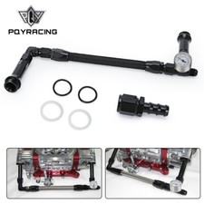 For Holley 4150 Fuel Log Double Pumper Carburetor Anodized Billet Aluminum Black