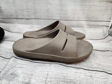 OOFOS OOahh Recovery Slides Nomad Taupe Sandals Women’s Size 11 Men's 9