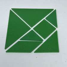 10x Square 7-Piece Plastic Tangram Sets Sorted  Ready for the Classroom