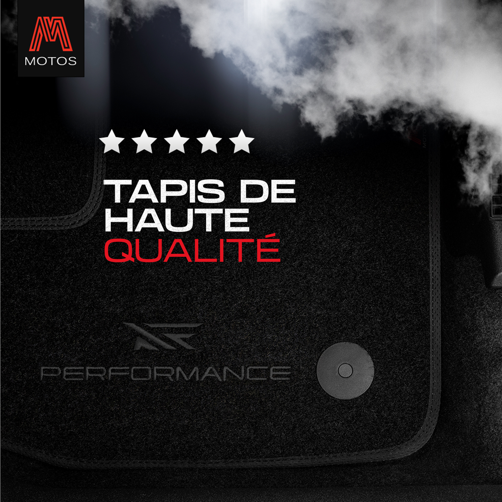 Tapis de Sol Velours Performance Noir pour Audi A4 B5 1994-2001 - Ajustement Standard