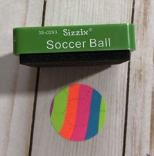 Sizzix SOCCER BALL Small (Green) Die Cut Cutt...