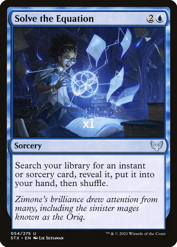 MTG Strixhaven: School of Mages STX Solve the Equation MINT | eBay