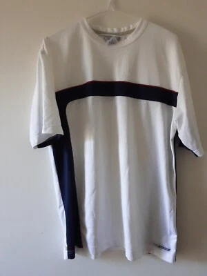 Vintage  Reebok  Mens Womens  Size M/L   Jersey Shirt White Sports White Blue - image 1 of 4