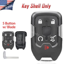 Smart Remote Key Fob Case Shell for GMC Acadia Terrain 2017 2018 2019 2020 2021