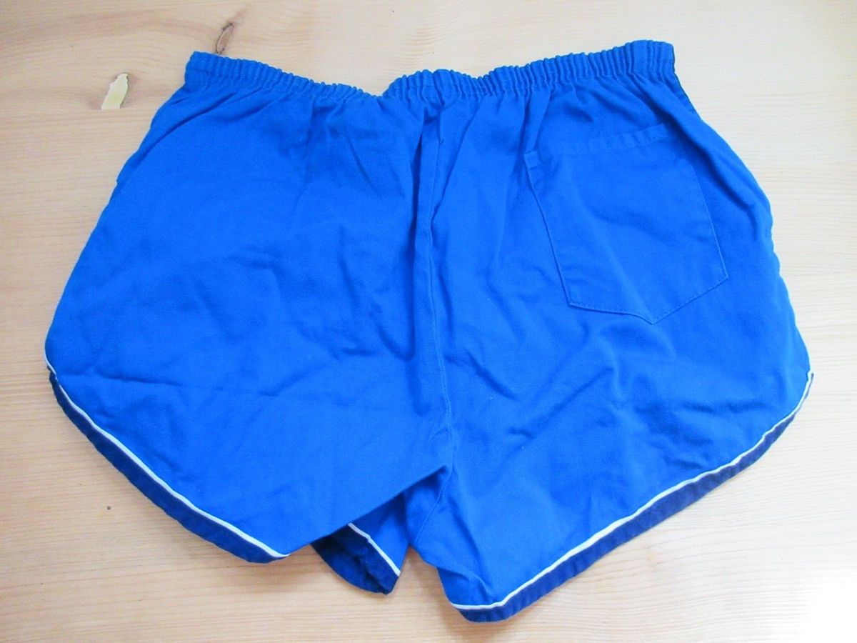 Short De Sport Vintage Années 90 - Coton Vert Taille XXL - Look Rétro Running