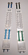 New Aluminum Knitting Needles sizes 9  10 lot of 2
