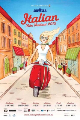 Poster Publicitaire Italien Vintage - Scooter Vespa Piaggio - Affiche Murale Neuve