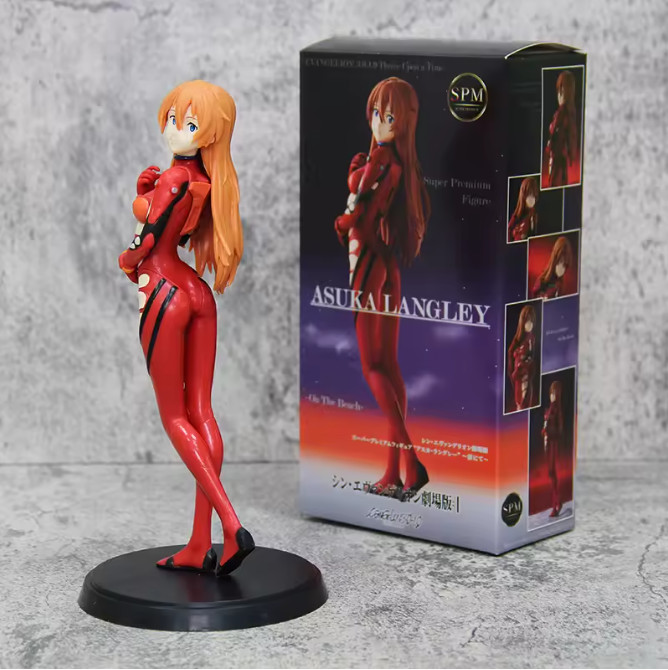 ✅ Asuka Neon Genesis Evangelion 21cm PVC Figure Statue - Collectible Ornament