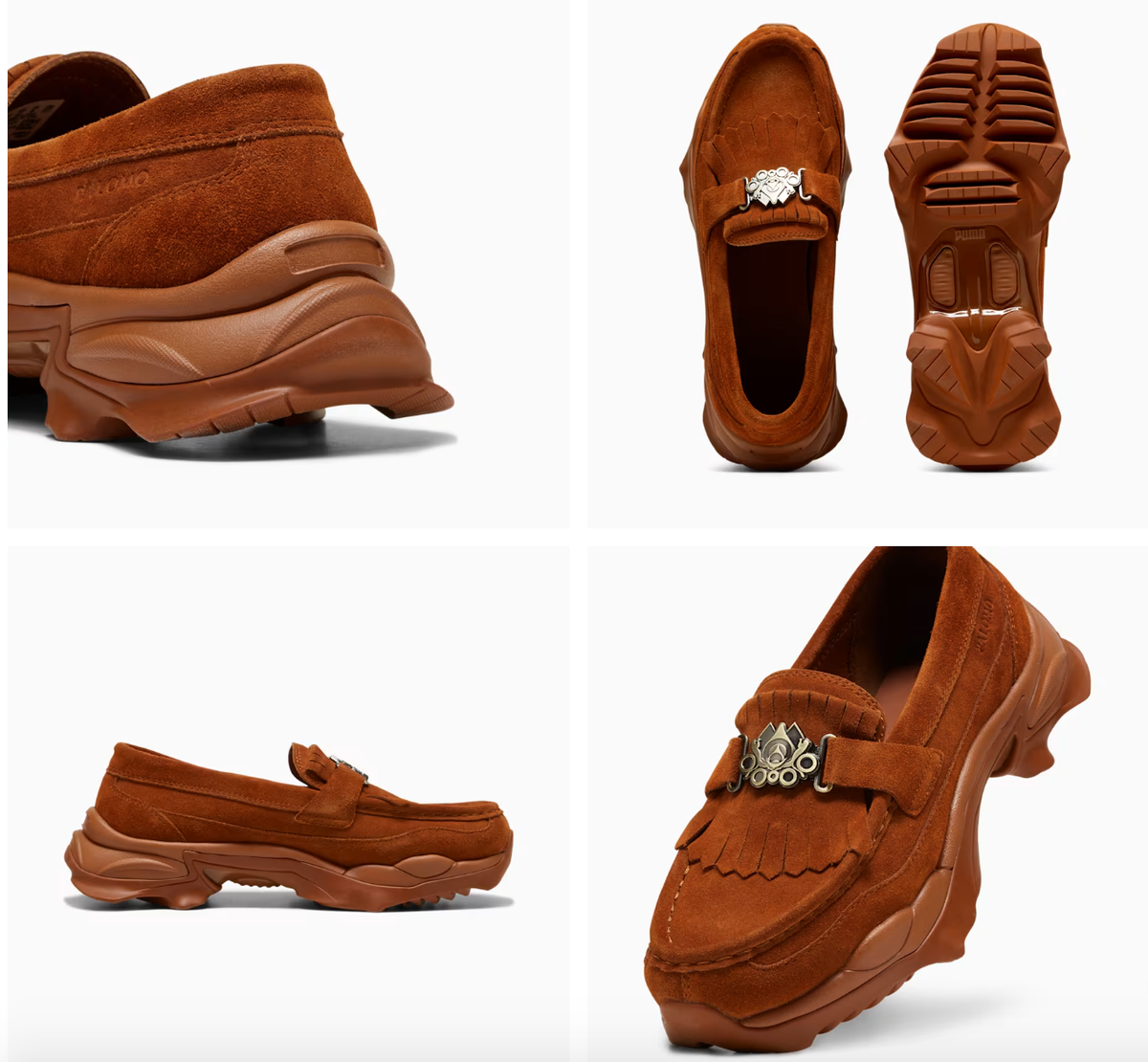 NEW MENS Puma x PALOMO Nitefox Suede Loafers Shoes 396816 01 
