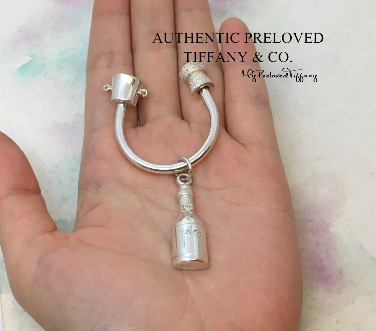TIFFANY&CO. ワインキーリング Vintage Authentic Tiffany & Co. Champagne Wine Bottle Key