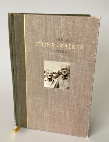 “THE STONE - WALKER LETTERS” BOOK LIMITED FIRST EDITION DICK WALKER PETER STONE