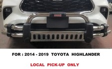 For 2014-2019 Toyota Highlnder. Stainless Steel Bumper Guard Protectorbull Bar For 2014-2019 Toyota Highlnder. Stainless Steel Bumper Guard Protectorbull Bar