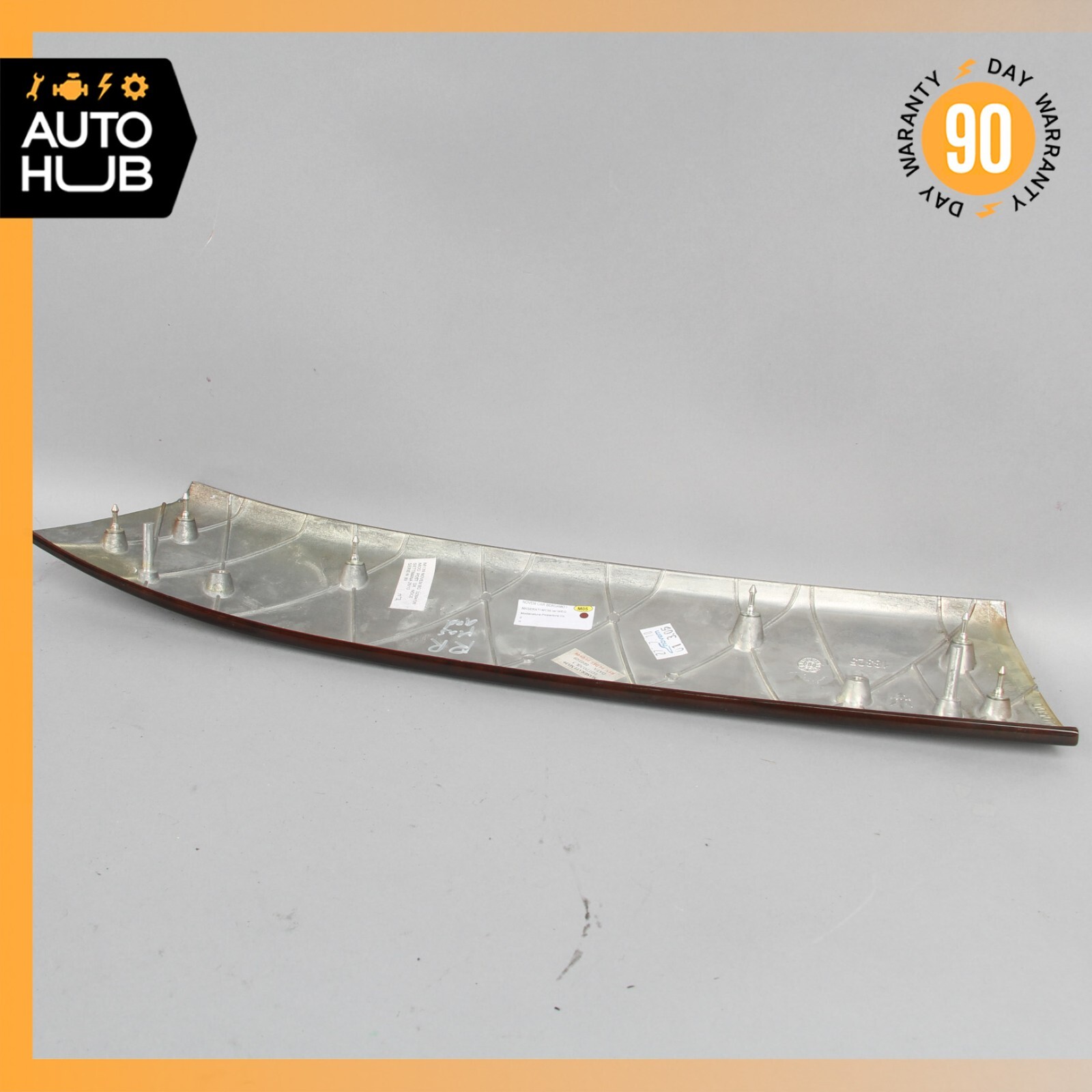 03-13 Maserati Quattroporte M139 Rear Right Side Door Panel Trim Panel Wood OEM