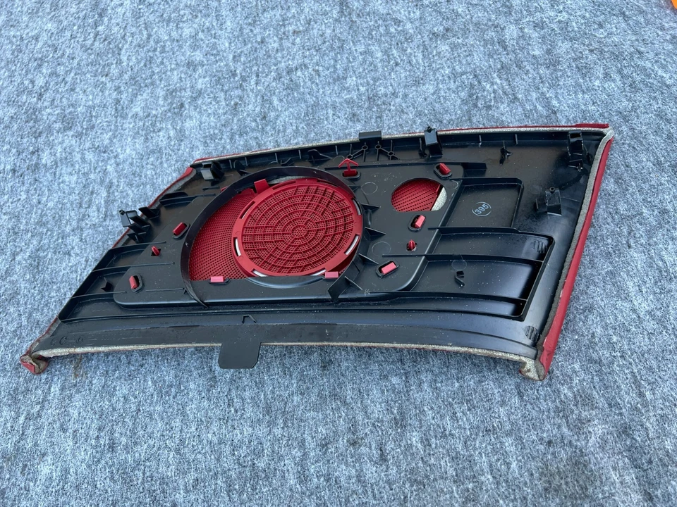 CUBIERTA DE CUERO PANEL TRASERO IZQUIERDO CONVERTIBLE ROJO OEM 27K 13-17 AUDI A5 S5 Foto 4 de 4