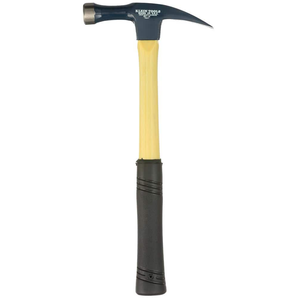 Klein Tools Electricians Hammer 18 Oz Straight Claw Steel Fiberglass
