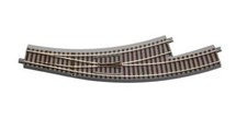 ROCO 61154 Skala Ich Weiche IN Kurve Links Geoline Mit Gleisbett R3/4