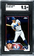 Josh Jung 2023 Topps Chrome RC SGC MT+ 9.5 Texas Rangers Rookie Phenom