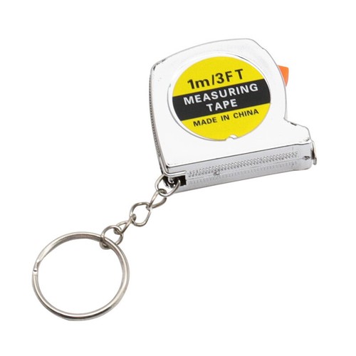 1M Multipurpose Measure Tape With Keychain Portable Small Soft Steel Ruler - Picture 3 of 12