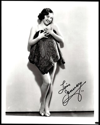 Lois January 8x10 Photo Signed Autograph (no COA)