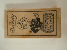 THE DANDY PACK 6 SLOTTED RAZOR BLADES PRINTED ADVERTISING PACKET MADE ENGLAND