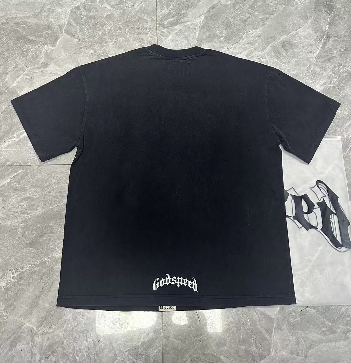 2025 NEW Godspeed Classic Sky Skull printing tee Mens short