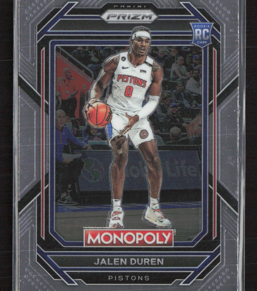 2022-23 Panini Prizm Monopoly #27 Jalen Duren Detroit Pistons (X)