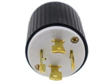 MPI Tools Male L14-30P Power Cord End 4-Prong Twist Lock Generator Plug 30A 250v