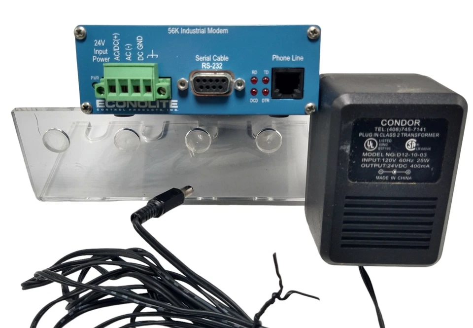 ECONOLITE Industrial 56K RJ11C RJ11W 24 V Input RS-232 Traffic Cabinet Component - Image 2 of 4