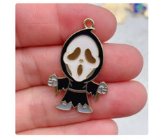 50Pcs new cartoon Halloween Charm bracelet necklace Pendants DIY Jewelry Making