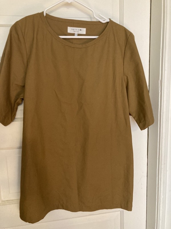 Rag And Bone Tan Shift, Size Large