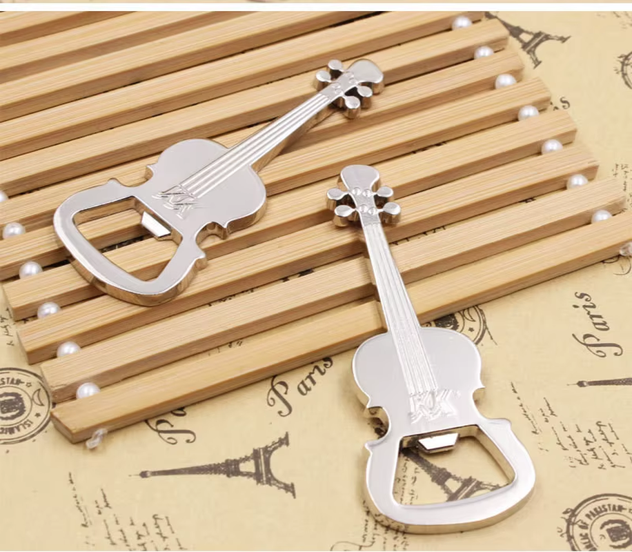 Creative Guitar Beer Bottle Opener Musical Instrument Style Activity Small Prize