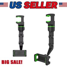 360 Car Rearview Mirror Rotation Adjustable Phone Holder Mount Multifunction Lot