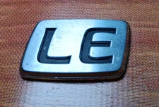 1997-2001 Toyota Camry LE Emblem Badge Letters Logo Trunk Rear Chrome OEM A37