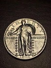 1924  Silver Standing Liberty Quarter 25C 1/4 Dollar